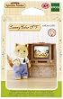 Sylvanian Family - 2924 - Poup�es Et Accessoires - Meuble T�l�vision Couleur - Sylvanian