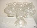 Anchor Hocking American Prescut Punch bowl Set