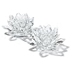 Godinger Lotus Candlesticks, Set of 2