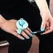 Queentools Wearable Nail Polish Holder Pack- Secure Lightweight and Comfortable- Fit All Fingers- Pack of 2, Color Spa Green and Pink
