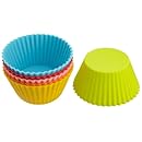 Casabella 3-Inch Standard Baking Cups, Set of 6, Assorted Colors