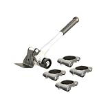 【防災グッズ 防災用品 災害対策 非常用】 重量物 移動 手動リフター『家具移動 ハンドリフター1台 + 台車4台 の5点セット』らくらくヘルパーセット