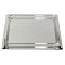 Mirrored Rectangular Vanity with Glass Gallery Rods