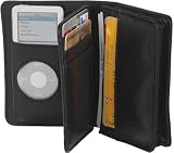 Pacific Rim iPod nano第1世代用レザーケース Nano Combo Wallet ブラックカーフスキン PCM-IP-000030の画像