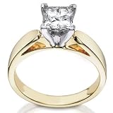 Certified Princess Diamond Engagement Ring 1 1/4ct