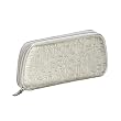Kenneth Cole Reaction Silver Logo Zip Around Wallet