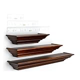 Burnes of Boston LL2931 Level Line Walnut 3 piece Ledge Set by Burnes of Boston