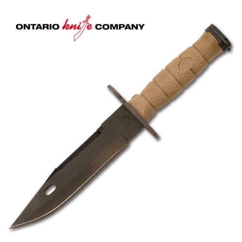 Buy M16 1095 Razor Sharp Carbon Steel Bayonet Knife by Ontario Knife Co.