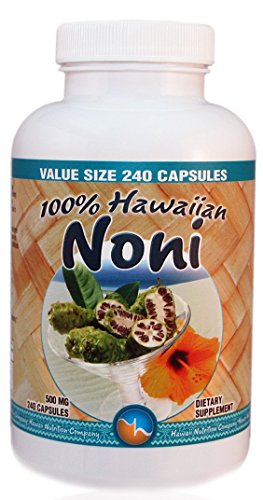Hawaii Nutrition Company Hawaiian Noni Capsules, 240 Count Hawaii Nutrition Company Hawaiian Noni Capsules, 240 Count