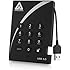 Apricorn Aegis Padlock 1 TB USB 3.0 256-bit AES XTS Hardware Encrypted Portable External Hard Drive (A25-3PL256-1000)