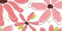 Art 4 Kids "Pink Blushing Blooms" Mounted Art Print, 36"x18"