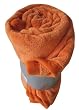 Supersoft - Couverture Plaid Couvre-lit - Microfibre - Orange - 220 x 240 cm