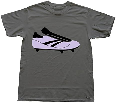 Hoxsin DeepHeather Men's Soccer Shoe Symbol Casual Tees US Size XS