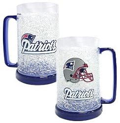 New England Patriots Crystal Freezer Mug - Football Sports Merchandise