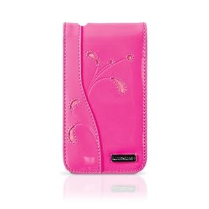 Marware Accent Leather Flip-Top Case for iPhone 3G, 3G S (Bubble Gum)
