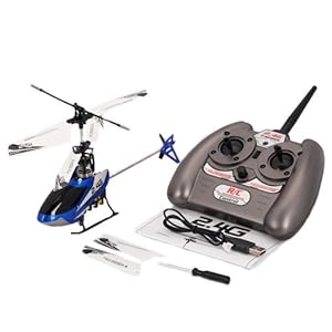 4 Channel Remote Control Helicopter (With Gyroscope) Blue