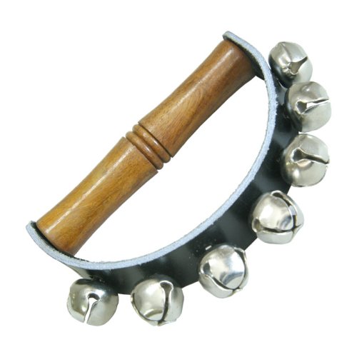Hand Jingle Bells on Leather