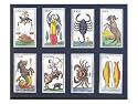 Selection of Astrological Tarot Cards Art Giclee Poster Print by French School, 24x18