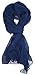 Ted and Jack - Solid Silk Lightweight Accent Scarf in Navy