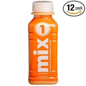 mix 1 Tangerine, Protein & Antioxidant Drink, 11-Ounce Bottles (Pack of 12)