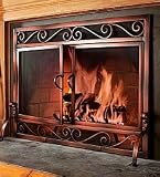 Large Bristol Fire Screen with Doors & Tool Set