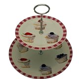from Cupcake Cup Cakes 2 Tier Cake Stand - Beautiful Cake Stand That Would Make A Lovely Gift Model GW1548