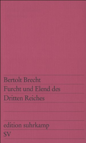 Furcht Und Elend Des Dritten Reiches By Bertolt Brecht Pdf Download Gopinathsfswfswf