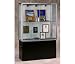 Aluminum Frame Display Case with Pedestal Base and Lighting - 48''W Prominence Spotlight Collection