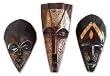'The Ancient Men,' masks (set of 3)