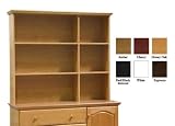 Hutch for Anastasia and Bordeaux in Honey Oak Finish By Da Vinci Baby Furniture