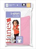 Hanes Toddler Girls T-shirt 2 Pack -T13gt