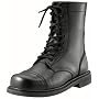 Black G.I. Style Jump Boots, Combat Boot made from Top Grain Leather