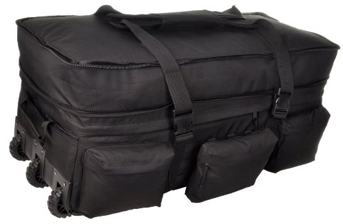 Sandpiper of California Rolling Loadout Luggage X-Large Bag (Black, 15.5x37x17-Inch)
