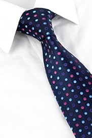 Machine Washable Spot Embroidered Tie