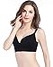 Fittin Women's Maternity Nursing Bra Padded Wirefree Seamless Push Up Sleep Bras