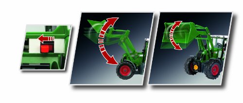 Imagen 3 de Dickie-Spielzeug 201119364 Forester - Pala cargadora con transportador de troncos por control remoto de 3 canales, 27 + 40 MHz, 60 cm [Importado de Alemania]