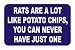 Rats are a lot like potato chips, you never have just one Hooded Sweatshirt (Hoodie) (Various Colors Available)