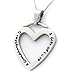 Rush Industries A Granddaughter is A Gift of Love Heart Shaped Pendant Necklace Cubic Zirconia - Granddaughter Necklace