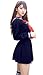SPJ: Sailor Suit Cosplay Costume【Jacket+Skirt+Ribbon Tie+Socks】Orthodox School Girl