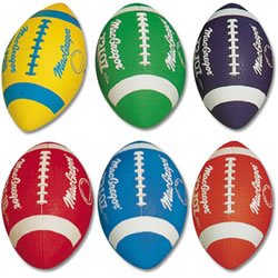MacGregor Multicolor Footballs Official(price/each), Rubber, Balls, Football