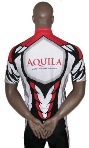 Oversize AQUILA Team short sleeve cycling jersey/ Cycling shirt also for MTB and leisure cycling - also for other sports such as Indoor Cycling and Speedskating