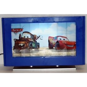 Disney Cars; Flat Screen Motion Lamp; Doc, Sally, Mater, Mc