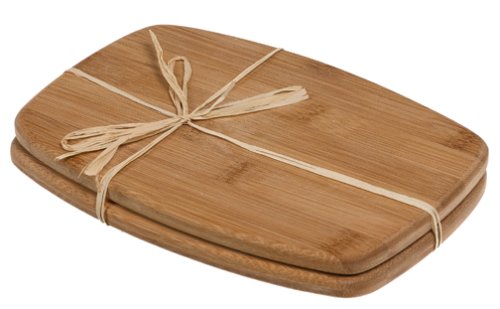 Totally Bamboo Hilo Dark Cutting Board, Honey