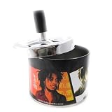 from Bob Marley Metal ashtray Bob Marley colors.