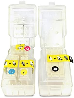 FOX COLOUR for CANON MG2120 MG2220 MG3120 MG3220 MG3520 MG4120 MG4220 Ink Cartridge Refill Kit DIY 2 Pack (1 Black, 1 Color)