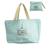 レジカゴバック 保冷・保温 トートバッグ エコバッグ ショッピング レジバッグ ポーチ付 ミント-(06) F