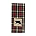 Park Designs Concord Black Bear Applique Dishtowel Set of 2