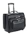 SOLO Classic Collection Leather Rolling Laptop Overnighter, Airport Security-Friendly, Holds Notebook Computer up to 15.6 Inches, Black, D964-4