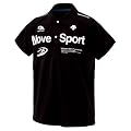 (デサント)DESCENTE Stretch Cotton T‐Polo DAT4107 BLK ブラック S