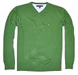 Tommy Hilfiger Men Logo V-neck Sweater Pullover